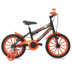 Bicicleta Infantil Aro 16 Free Action PP MTB 1V Joy Preta