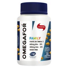 Omegafor Family 500mg -  60 Cápsulas - Vitafor-Unissex