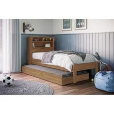 Cama Solteiro Invicta C/Auxiliar Jatoba - Santos Andirá