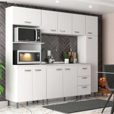 cozinha compacta ipanema 10 pt 3 gv branca