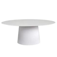 Mesa de Jantar Cone Oval 120X80 cm Laqueada - Personal Moveis Design, 