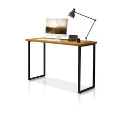 Escrivaninha Office 0,90 KLM Móveis, Preto/Canela