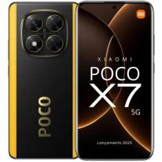 Smartphone Celular Xiaomi POCO X7 5G 512GB 12GB NFC Amoled 120 Hz Câme