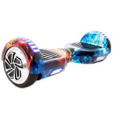 Hoverboard Skate Elétrico 6.5 Led Bluetooth Fogo E Gelo Brinovar-Unissex