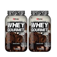 Kit 2X Whey Protein Gourmet 907g Pote - FN Forbis Nutrition-Unissex