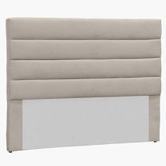 Cabeceira Estofada Para Cama Box Solteiro 90cm Eros Suede Bege - DL Decor