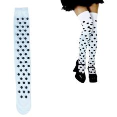 Meia 7/8 Bolinha Modelo Juvenil Adulto: Festa Fantasia Cosplay Dança Halloween