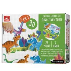 Quebra-Cabeca 3D Dino Aventura