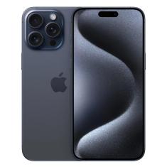 iPhone 15 Pro Max Apple (1TB) Titânio Azul, Tela de 6,7&quot;, 5G e Câmera de 48MP