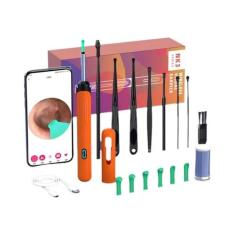 Conjunto De Limpeza De Ouvido HD Com Câmera USB C Otoscópio Ferramenta