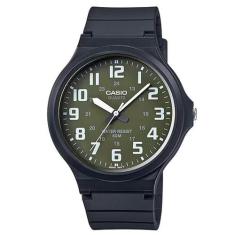 Relógio Masculino Casio Preto Analógico MW-240-3BVDF