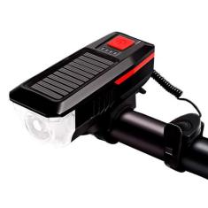 Farol Bicicleta LED T6 350lm USB/Solar - Bivena