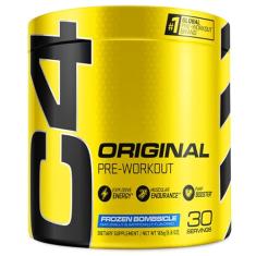 Cellucor C4 Original Pó Pré-Treino Congelado Bombsicle Sem Açúcar Energia Pré-Treino para Homens e Mulheres 150 mg Cafeína + Beta Alanina + Creatina - 30 Porções (a embalagem pode variar)