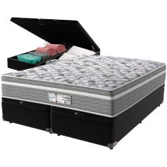 Cama Box Baú e Colchão Evolution Molas Ensacadas Queen Probel