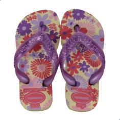 Chinelo Infantil Havaianas Kids Flores Buttercream