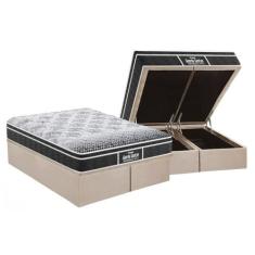 Cama Box Baú Queen: Colchão Ortopédico Probel D28 / EP Guarda Costas P