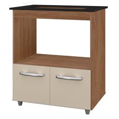 Balcão Para Cooktop 5 Bocas Elisa Mobbs Savana Off White