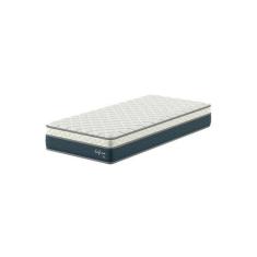 Colchão Solteiro Safira Molas Ensacadas (26x88x188) Azul e Branco - Mo