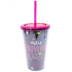 Copo Canudo Meu Universo