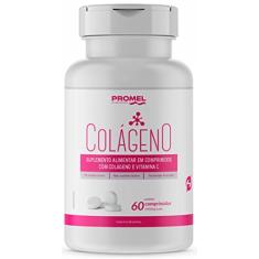Colágeno Hidrolisado Com Vitamina C Promel 60 Comp De 1000mg