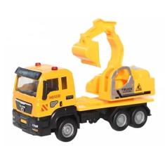 Caminhão Truck Serviços Escavadeira 1:55 Polibrinq