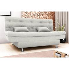 Sofá Cama Salomé Boucle Bege F492 - Matrix