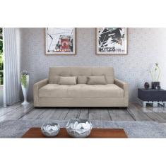 Sofá Cama Lavinia Suede Bege B251 – Matrix