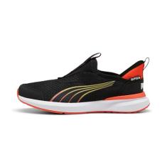 PUMA Tênis infantil unissex Kruz, Puma Preto-vermelho, 18