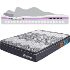 Colchão King Molas Ensacadas Com Pillow De Tecnologia Tridimensional O