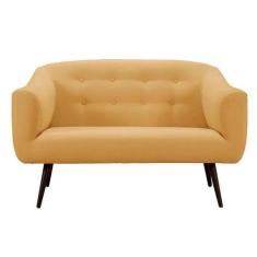 Sofá Retrô Noruega 2 Lugares - Amarelo - versatilly