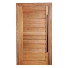Porta Italia Montada em Madeira Maciça Tauari - Mapaf, 82cm x 210cm