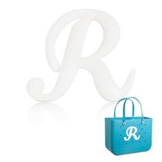 Yonuni Berloques de letras decorativas para bolsa Bogg - Personalize sua bolsa com letras do alfabeto de PVC, presentes de aniversário para mulheres., Plástico, Sem Pedra Preciosa