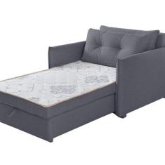 Sofá Cama Montreal Solteiro 95cm X 90cm - Estofamar