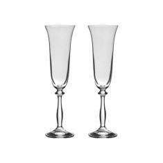 Taça de Cristal Bohemia Para Champanhe 190 ml Angela 2 Peças - Bohemia