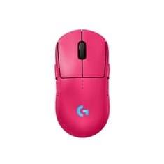 Mouse Gamer Sem Fio Logitech G PRO 2 com Lightspeed, RGB Lightsync, Ambidestro, 4 Botões Programáveis, DPI de 32K, Rosa Magenta - 910-007308