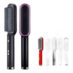 Escova Pente Secadora Profissional 3 em 1 - 45W Bivolt