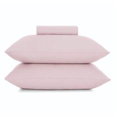 Lençol King c/ Elástico +2 Fronhas Malha in Cotton Altenburg, Rosê