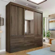 Guarda Roupas Meridian Plus 3Pts 100% MDF DDoro Móveis - D Doro Móveis
