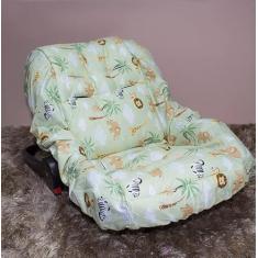 Capa de Bebê Conforto 100% Algodão - Floresta