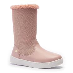 Bota Tênis Feminina Infantil Tininha Menina Casual com Pêlo-Feminino