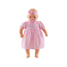 Boneca Baby com Tiara Roma Brinquedos, Multicor, 50 cm - Roma Jensen, 