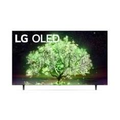Smart TV LG 55'' 4K 2021 Dolby Vision IQ Dolby Atmos Inteligência Artificial ThinQ AI Google Alexa OLED55A1PSA