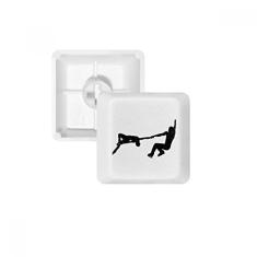 Kit de atualização para jogos com teclado mecânico PBT para patinação física e educação física