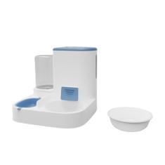 GERRIT Comedouro automático para animais de estimação e dispensador de água, comida e água por gravidade para cães e gatos, alimentador automático para animais de estimação pequenos e grandes, grande