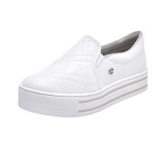 Tênis Via Marte Slip On Matelassê Branco