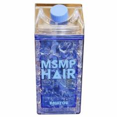 copo squeeze Garrafa Gel congelante canudo bico Azul 400ml - AB MIDIA