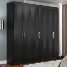 Guarda Roupa Casal 6 Portas 2 Gavetas Montreal Evidência - Evidência M