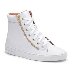 Tenis Cano Alto Fitness Branco Balluga, Branco, 34, Feminino