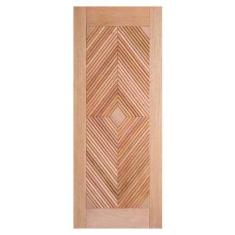 Porta de Madeira Maciça Diamante Casmavi de Cedro Arana - 2.10 (A) X 1