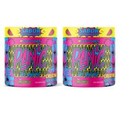 Kit 2 Panic Adaptogen Pré-treino com Creatina Nova Fórmula 2 potes 300